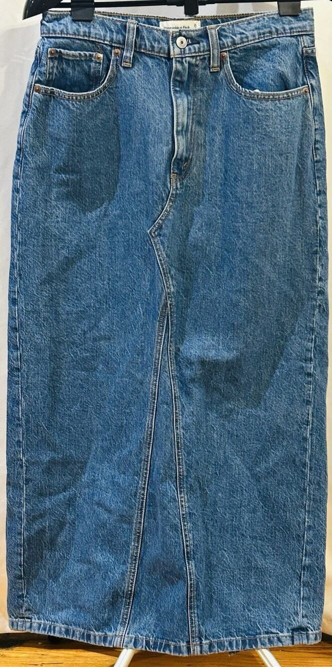Abercrombie & Fitch High Rise Denim Skirt size 28